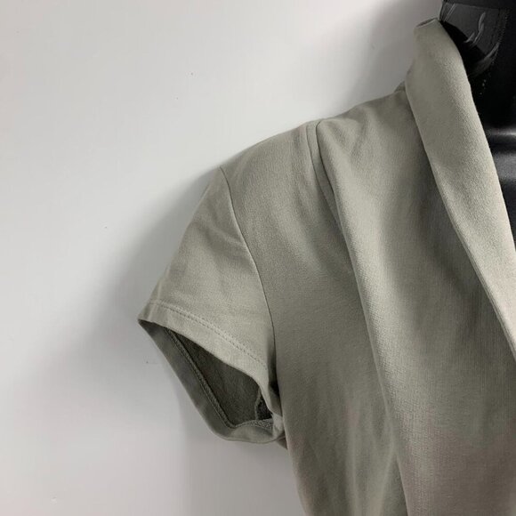 Prairie Underground Women's Deep Cowl Neck Short Sleeve Sweatshirt Dress Size S - Picture 4 of 12